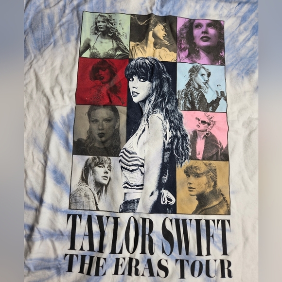 Taylor Swift The Eras Tour Sleeveless Tshirt Size 2XL Tie Dye NEW Unisex - Picture 5 of 9